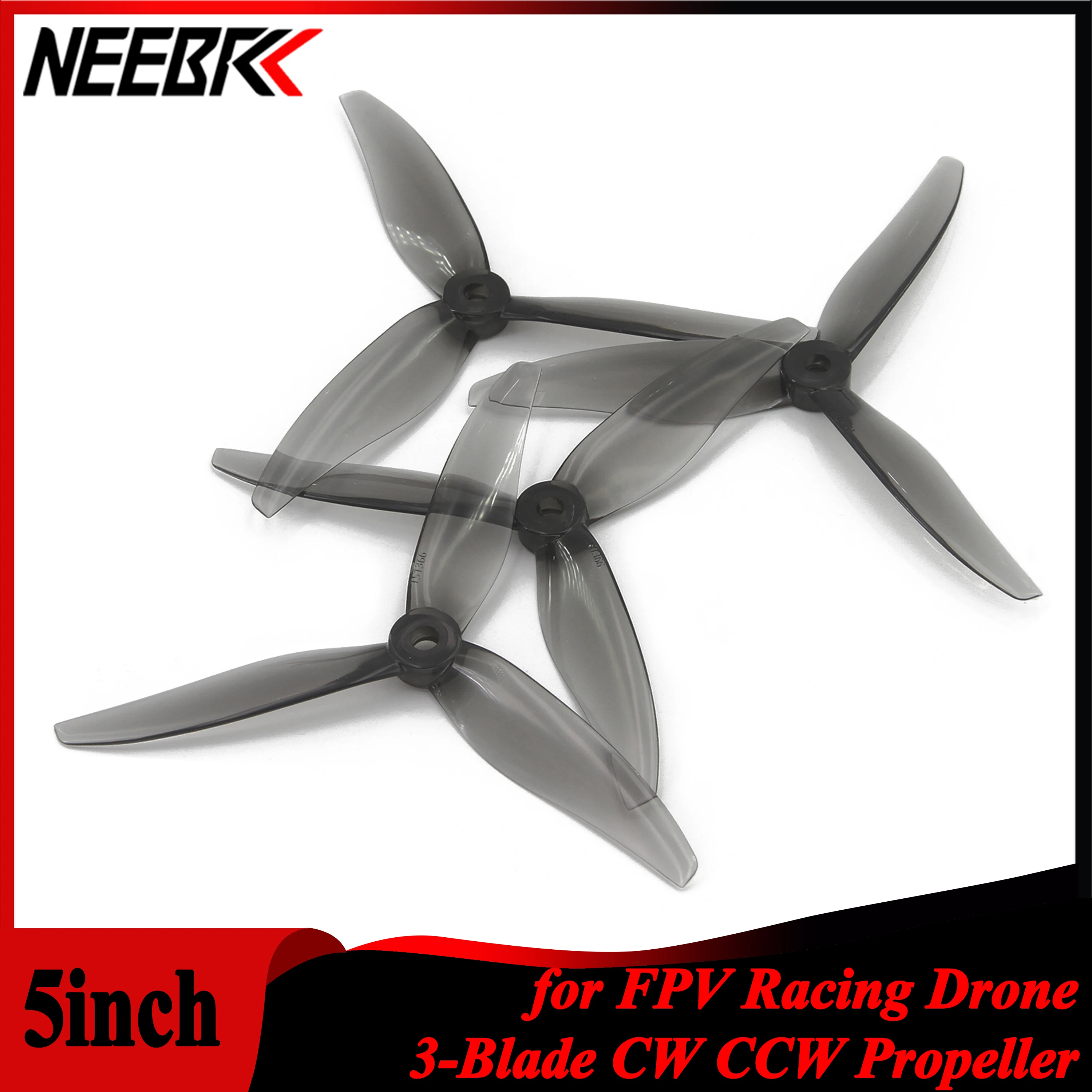 Fpv Drone Propeller - NEEBRC 12 par 5-calowe rekwizyty 3-łopatkowe